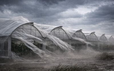Temporal de viento extremo: cómo proteger tu invernadero