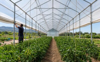 Ventilación cruzada en invernaderos: mejora el clima interior